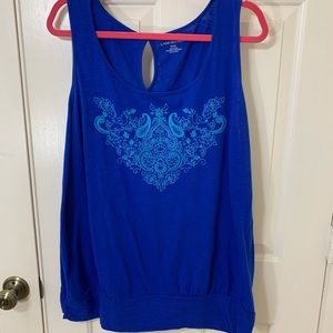 LANE BRYANT KEYHOLE BACK TANK TOP 1X